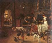 Jan Steen Easy Come, Easy Go oil on canvas